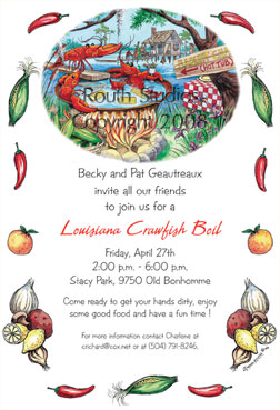 Crawfish Boil Invitation